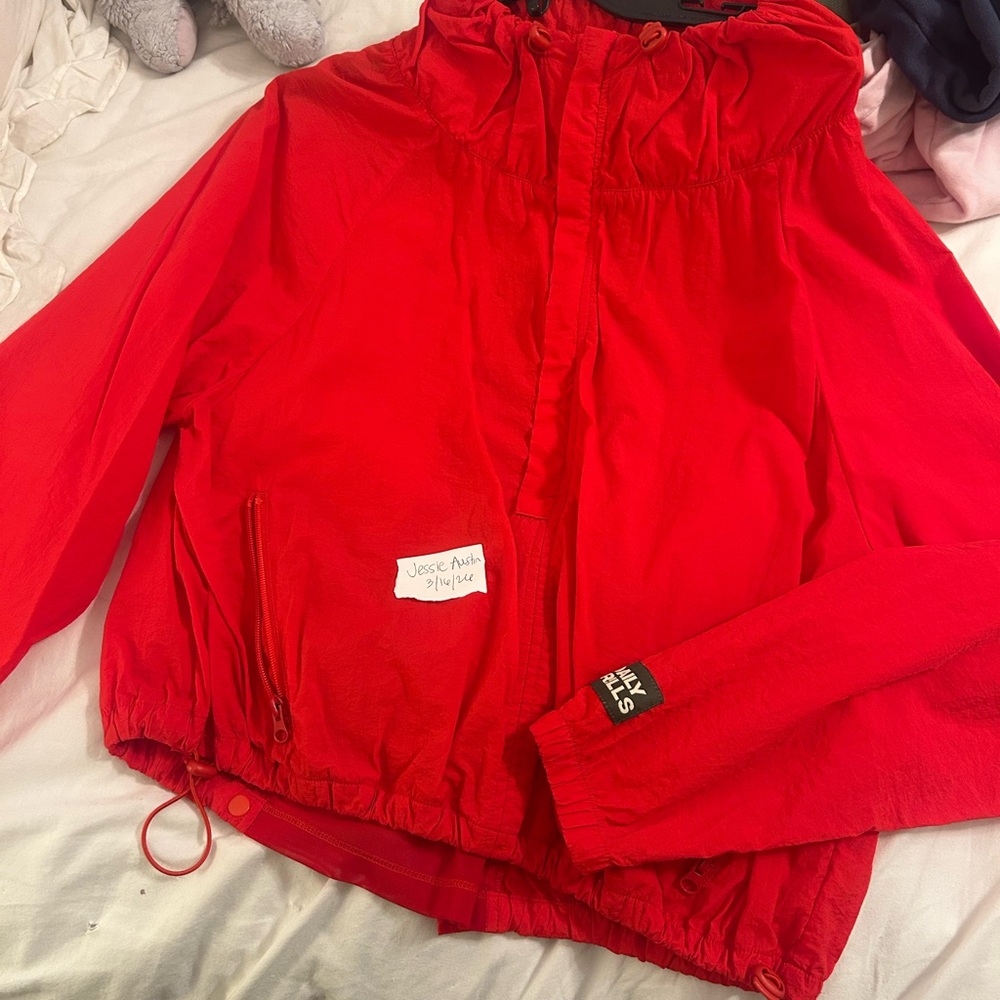 Daily Drills Red windbreaker xs/s